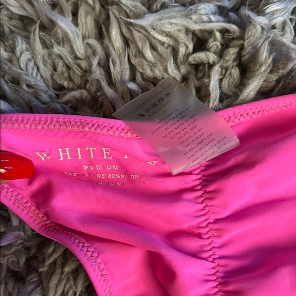 White Fox Neon Pink Bikini Set - Picture 5 of 5